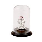 Silverspot 999 Pure Silver Ganesha/Vinayaka Beautiful Idol with Acrylic Base for Pooja/Gift Item for ospicious Occassions