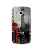Casotec London Theme Design Printed Silicon Soft TPU Back Case Cover for Samsung Galaxy Grand Prime G5308