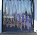 Kuber Industries Transparent Plastic 6 Strips Ac Curtain