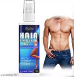 LEETEE Hair Removal Spray for Men Painless Full Body Hair Removal Spray for Chest, Back, Legs, Under Arms & Intimate Area Easy To Use Quick Result Hair Remover Spray - 100ml