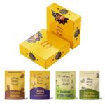 Khari Foods Dry Fruits Gift Box 100g x 4, Almonds, Cashews, Raisins, Pistachios