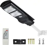 Outshine Solar 60W All in One Solar Street Light Outdoor Waterproof Wall Lamp with Remote,12000mAh