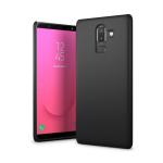S-Hardline Samsung Galaxy J8 Black Silicone Flexible Soft Pudding Case