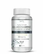 Vokin Biotech Glucosamine 1000mg, MSM 500mg & Chondroitin 500mg Support Joint Pain & Joint Strength 90 Capsules
