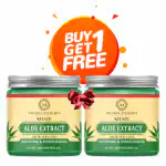 Ayusoul Ayurveda Khadi Aloe Vera Gel (Green) for Body Skin Treatment| Moisturizer (200 g) B1G1