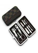 Dkuy Nail Art Clipper Pedicure Manicure Tweezer Cutter Earpick Tool Set Kit Casual Gift Set