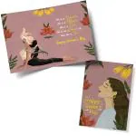 Festiko 1 Pc Happy Women's Day Greeting Card, Womens Day Card, Women's Day Card For Mother/Sister/Girlfriend/Wife/Colleague/Employees/Friend
