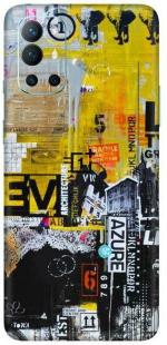 instyler One Plus 9R Matte Vinyl Patterns Printed Mobile Skin Sticker with Scratch Resistant Lamination