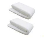 COLOURFUL White Filter Sponge Sponge - 3 feet Layer - Aquarium Tank Filter | 2 Pieces