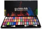 Bingeable Multicolor Pigment Earth 51 Colors Crazy Girl Eye Make Up Cosmetic Christmas Best Eyeshadow Palette - 226 G