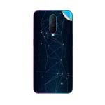 GADGETSWRAP Printed Vinyl Skin Sticker for Oppo R17 Pro- Dark Network Connection