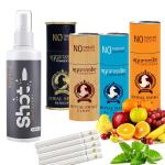 Royal Swag Ayurvedic Herbal Cigarettes 100% Tobacco & Nicotine Free Regular, Clove, Frutta, Mint Flavour (5 Sticks Each) With 100ML Shot Anti Addication Spray | (Pack Of 20)