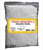 True Heaven Caustic Soda, Lye,Drain Cleaner,Soap Making,Chimney Cleaner,Pipes Opener And Iron Cleaner Multipurpose 450Gms Net