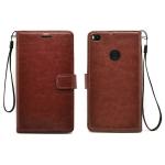 Juberous Vintage Leather Finish Flip Cover for Xiaomi Mi Max/Max Prime | Inside Pockets & Inbuilt Stand | Wallet Style Back Case | Magnet Closure (Brown)