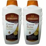 BUYMOOR Dr Wellmans Cocoa Butter Body Lotion For Men & Women - 650Ml X 2 (Pack Of 2)