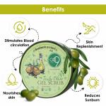 Oxi9 Essential Natural Truly Olive Gel Scrub - 200 gm Paraben And Sulfate Free