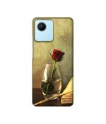 Casotec Red Rose in Glass Design 3D Printed Hard Back Case Cover for Realme C30 4G