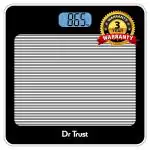 Dr Trust USA Paris Personal Digital Electronic Body Weighing Scale-520 (Black)