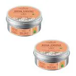 VEDANUM Himalayan Rose Natural Face Mask Skin Pack with Real Rose Petals for All Skin Type Cleansing, Skin Glow Combo 75 g (Pack of 2)