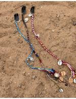 WORLD OF SCRUNCHIQUE Pure Handmade Nomadic Charm Hair Strings (Set of 3)