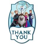Festiko Frozen Theme Thank You Cards (24 Pcs), Theme Birthday Supplies, Return Gifts For Kids, Gift Accessories, Party Items, Frozen Theme Stationary Supplies