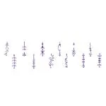 Comet Busters Purple Bindi For Women