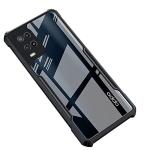 RUPELIK Oppo A54 4G (Eagle) Shock Proof Clear Protective Hybrid TPU & PC Transparent Back Crystal Clear Eagle Case Cover for Oppo A54 4G (Black/Transparent)