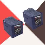 PerfectKrafts shirt Organiser for wardrobe & clothing storage organizer for Men's wardrobe non woven fabric NavyBlue (Pack of 2)