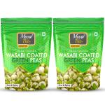 MevaBite Wasabi Coated Green Peas | Flavored Matar | Healthy & Tasty Snack