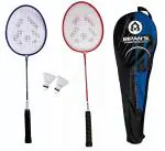 FOX Bipan's Fighter Badminton Racket Set of 2 Pcs With 2 Pcs Shuttlecock, Made of Aluminum