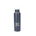 HOOM Stainless Steel Vacuum Insulated Flask Sports Water Bottle, Powder Coated with Twist Cap and a Handle, 600ml, Blue