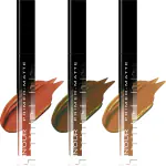 INOUR Primer+Matte Liquid Lipstick Combo Pack of 3 For Women - Nude Shades (Cute Nude,Nude The OG, Nude Brown)