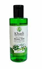 Khadi Natural Herbal Henna Tulsi Shampoo For Hair Fall and Dandruff Control Pack of 1|Hair Shampoo|Shampoo|Herbal Shampoo|Khadi Shampoo