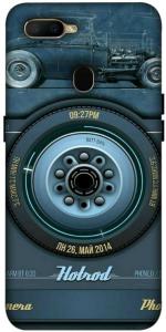 SARTOOLIYA Oppo A7 Multicolor Plastic Camra Wallpaper Printed Water Proof Back Cover