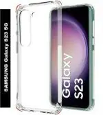 XOVO Back Cover for SAMSUNG Galaxy S23 5G, SAMSUNG Galaxy S25 (Transparent, Dual Protection, Silicon, Pack of 1)