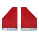 Aksmit Sparco Car Mud Flap Set of 2 Red For Universal