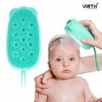 Virth Quick Foaming Bath Brush Scrubbing Brushes Soft Rubbing Massage Bubble Body Cleaner