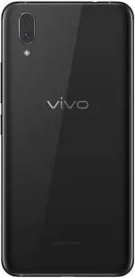 FRIENDZZWORLD Black Glass Back Panel For Vivo X21