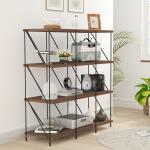 Story@Home Engineered Wood Display Unit (Finish Color - Walnut, DIY(Do-It-Yourself))