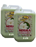 Dusty Might-Mogra Floor Cleaner Disinfectant Phenyl Liquid Surface Cleaner - 5LTR+5LTR