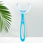 Bembika Large Blue Silicone Baby Teether Toys U Shape For Kids