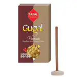 SAFAL Dhoop Sticks for Pooja | 120 Premium Dhoop Sticks | Gugal Agarbatti | Long-Lasting Aroma for Pooja & Meditation | Charcoal Free Incense Sticks (Pack of 12)