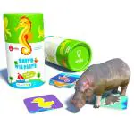 PLAYSHIFU Paper Wildlife Boat Safari Augmented Reality Card Game with Stand 20 pcs 18 to 36 M