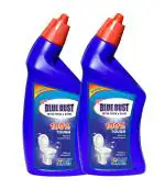 Bluebust Extra Thick Toilet Cleaner,Deep Clean Action,Flush Away Grime 1000ml (Pack of 2)
