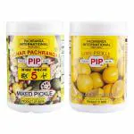 ACHAR PACHRANGA International PIP Mixed Pickle - 800 gm And Lime Pickle - 800 gm - Pack of 2