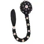 HOGTONG Women and Girls Black Fiber Bridal wedding instant Parandi Juda Choti Hair Extension (Pack of 1)