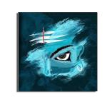 Abhi Online Shop Home Decoration Diwali Navratre Venkateswara,tirupati Balaji God Wooden Photo Frame for Mandir Temple,(8x8) (Shiv ji Thandav Roop)