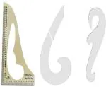 HIRDAY Combo of 3 Art Curve Tailoring Scales