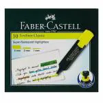 FABER CASTELL YELLOW TEXT LINER PACK OF 20