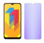 ECMERED Anti Blue Ray Tempered Glass Screen Protector Blue Light Resistant Eyes Protect Film For Iqoo Z5 5G Transparent (Slightly Smaller At The Edges To Prevent Bubbles)